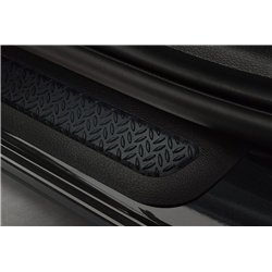 Listwy progowe przednie do KIA Sportage 2022- | Czarny Aluminium