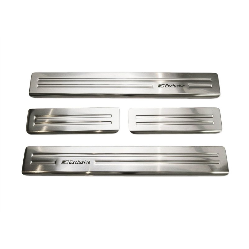 Sill trims for Mitsubishi ASX 2010-2021 Silver Stainless steel