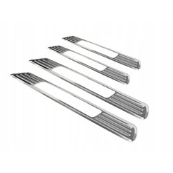 Inner sill trims for Mercedes Vito 2014- | Silver Stainless steel