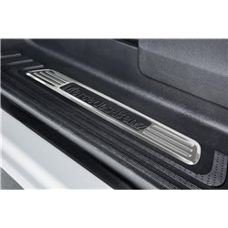 Inner sill trims for Mercedes Vito 2014- | Silver Stainless steel