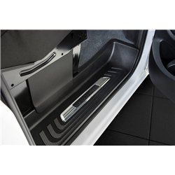 Inner sill trims for Mercedes Vito 2014- | Silver Stainless steel