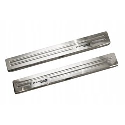 Front sill trims for Mercedes Vito 2014- | Silver Stainless steel