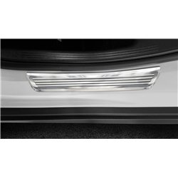 Listwy progowe tylne do Mercedes GLC 2015-2022 | Stal nierdzewna