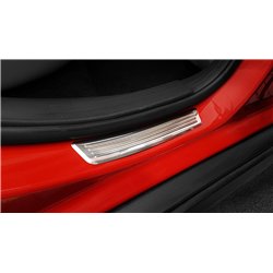 Listwy progowe tylne do Mercedes GLA 2014-2019 | Stal nierdzewna