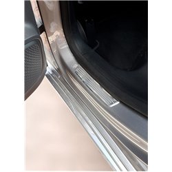 Rear sill trims for Mercedes B-Class 2019- | Stainless steel