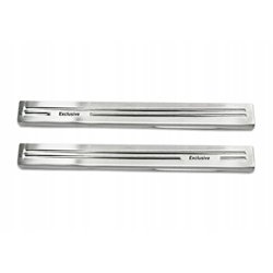 Front sill trims for Mercedes V-Class 2014- | Stainless steel