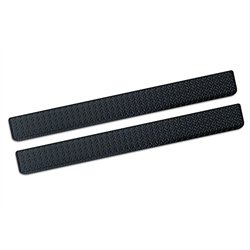 Front sill trims for Mercedes Vito 2014- | Black Aluminum Ribbed