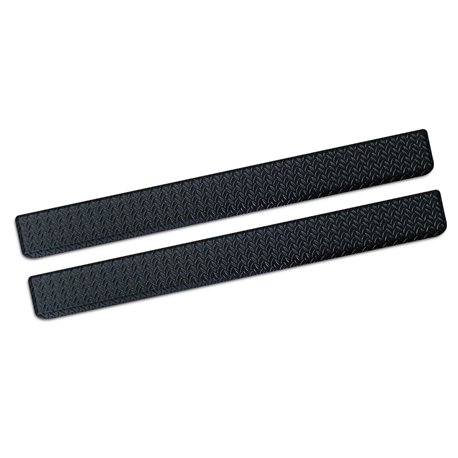 Front sill trims for Mercedes V-Class 2014- | Black Aluminum