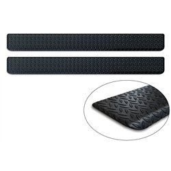 Front sill trims for Mercedes V-Class 2014- | Black Aluminum