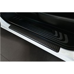 Front sill trims for Mercedes V-Class 2014- | Black Aluminum
