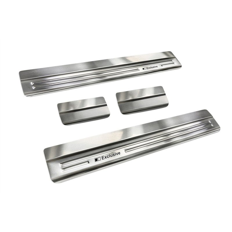 Sill trims for Nissan X-Trail 2014-2022 | Silver Stainless steel