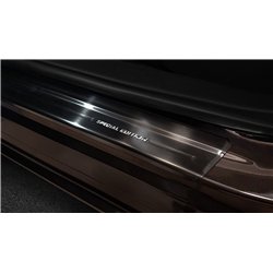 Sill trims for Nissan Juke 2019- | Black Stainless steel Brushed