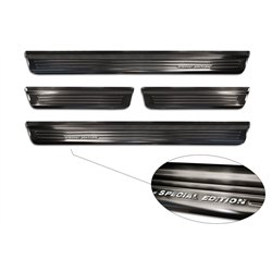 Sill trims for Nissan Qashqai 2021- | Black Stainless steel