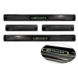 Sill trims for Nissan Leaf Hatchback 2018-2024 | Stainless steel