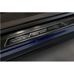 Sill trims for Nissan X-Trail 2022- | Black Stainless steel