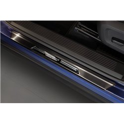 Sill trims for Nissan X-Trail 2022- | Black Stainless steel