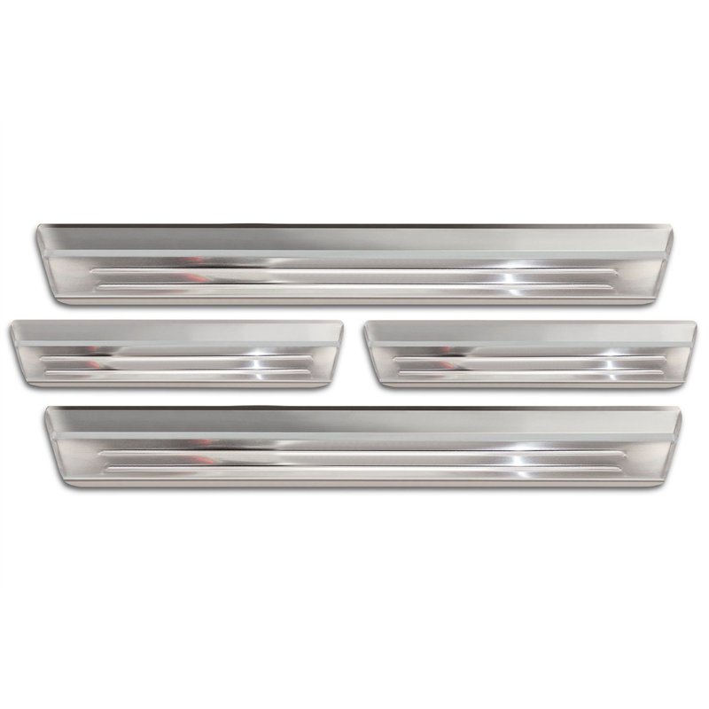 Sill trims for Nissan Juke 2019- | Silver Stainless steel Brushed