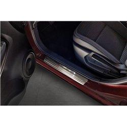 Sill trims for Nissan Juke 2019- | Silver Stainless steel Brushed