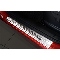 Sill trims for Nissan Qashqai 2007-2014 Silver Stainless steel