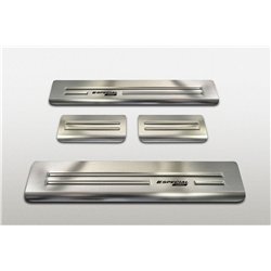 Sill trims for Opel Astra Sedan 4D 2012-2018 | Stainless steel