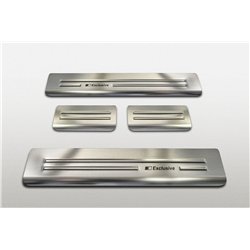 Listwy progowe do Opel Astra Sedan 4D 2012-2018 | Stal nierdzewna