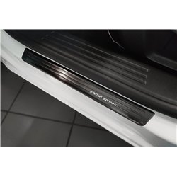 Sill trims for Opel Mokka B 2021- | Black Stainless steel Brushed