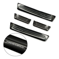 Sill trims for Opel Zafira 2012-2019 | Black Stainless steel