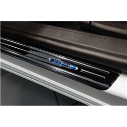 Sill trims for Opel Grandland Hybrid 2022- Stainless steel