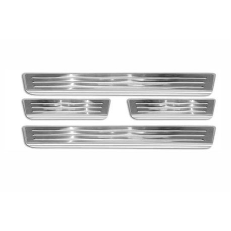 Sill trims for Opel Mokka 2021- | Silver Stainless steel Brushed
