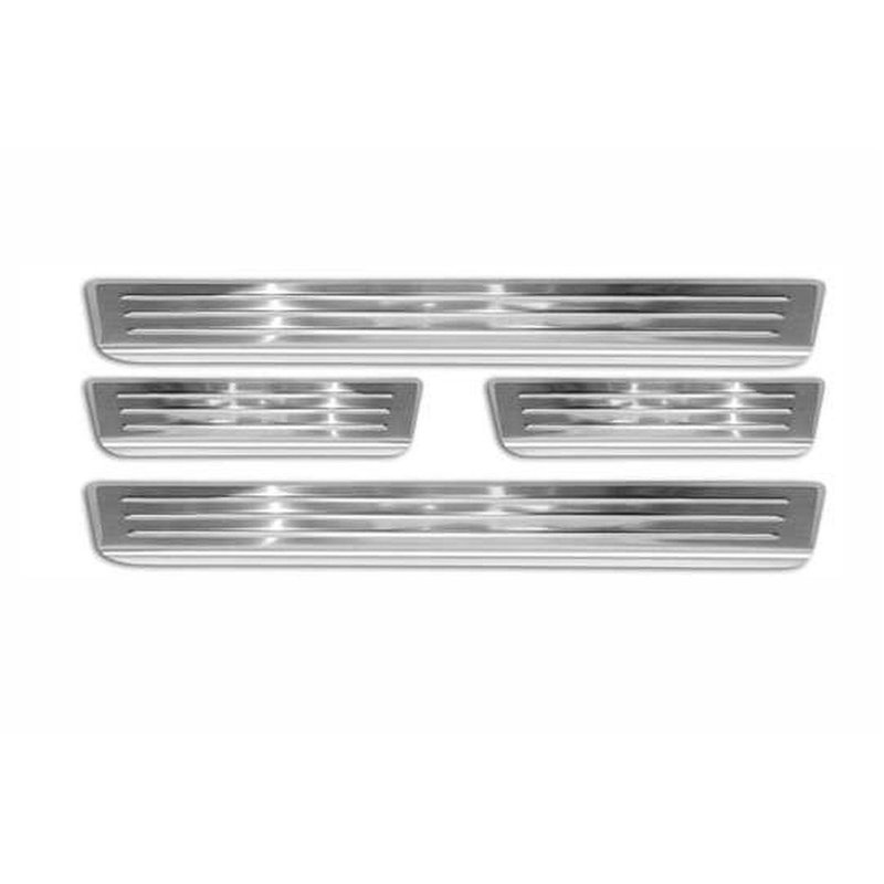 Sill trims for Opel Mokka 2021- | Silver Stainless steel Brushed