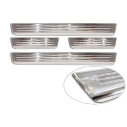 Sill trims for Opel Mokka 2021- | Silver Stainless steel Brushed