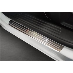 Sill trims for Opel Mokka 2021- | Silver Stainless steel Brushed
