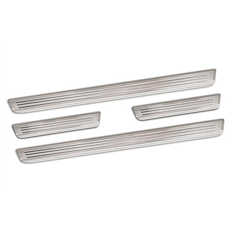 Sill trims for Opel Corsa-e Hatchback 5D 2020- Stainless steel