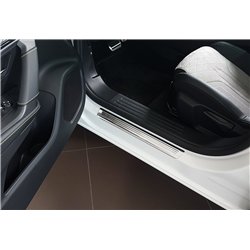 Listwy progowe do Peugeot 2008 2020- Srebrny Stal nierdzewna