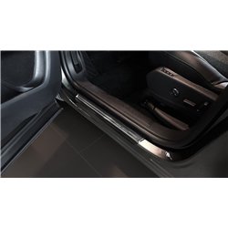 Listwy progowe do Peugeot 3008 2016-2023 | Czarny Stal nierdzewna