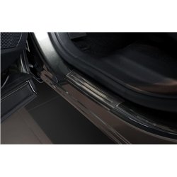 Listwy progowe do Peugeot 3008 2016-2023 | Czarny Stal nierdzewna