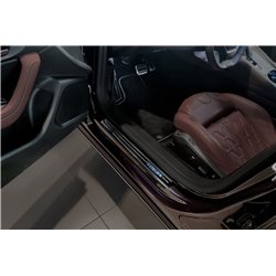 Sill trims for Peugeot 508 Fastback 2018- Stainless steel