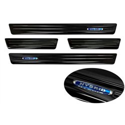 Sill trims for Peugeot 508 Fastback Hybrid 2018- Stainless steel