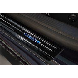 Sill trims for Peugeot 508 Fastback Hybrid 2018- Stainless steel