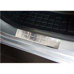 Front sill trims for Citroen Jumpy 2016- | Silver Stainless steel