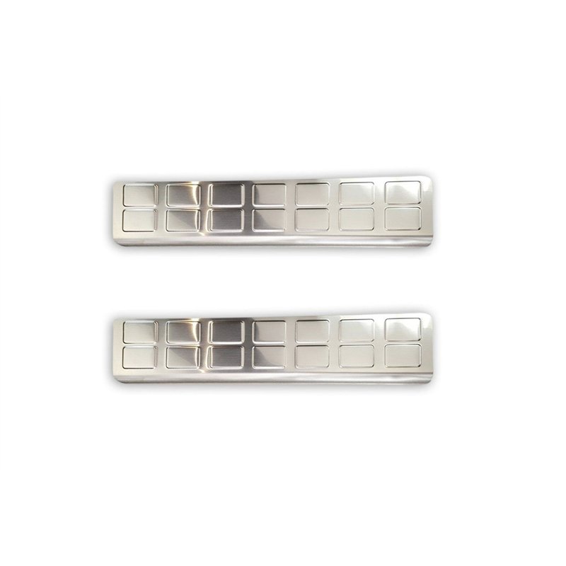 Front sill trims for Fiat Ulysse 2022- | Silver Stainless steel