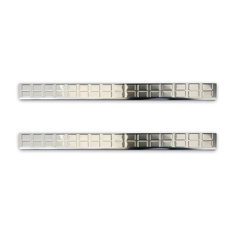 Rear sill trims for Opel Zafira Life 2019- | Stainless steel