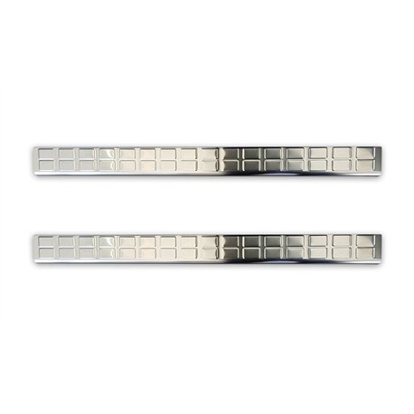 Rear sill trims for Peugeot Expert 2016- | Silver Stainless steel