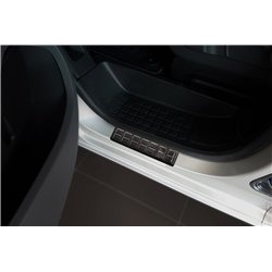 Front sill trims for Fiat Ulysse 2022- | Black Stainless steel