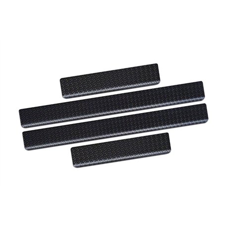 Lower sill trims for Peugeot Traveller 5D 2016- | Black Aluminum