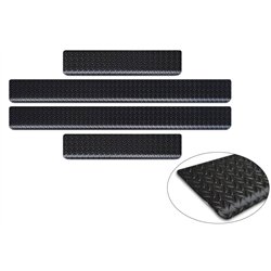 Lower sill trims for Peugeot Traveller 5D 2016- | Black Aluminum