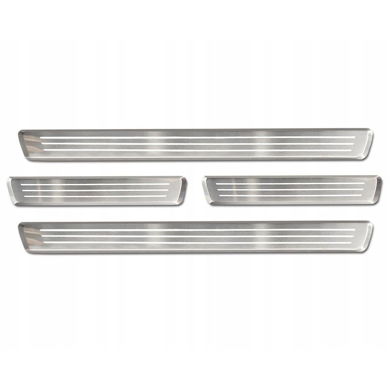 Sill trims for Volvo XC40 I 2018- Silver Stainless steel Brushed