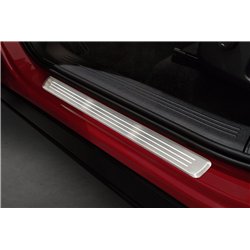 Sill trims for Volvo XC40 I 2018- Silver Stainless steel Brushed