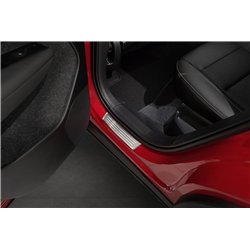 Sill trims for Volvo XC40 I 2018- Silver Stainless steel Brushed