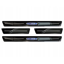 Listwy progowe do Volvo V90 Kombi Hybrid 2016- Stal nierdzewna